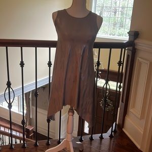 It is a cute camo sundress that could be worn as a coverup